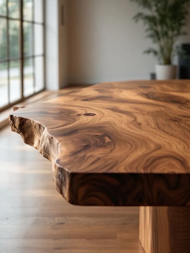 Mesa madera maciza  arbol parota 