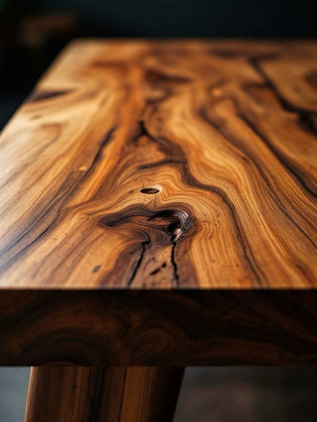 Mesa madera maciza  arbol parota 
