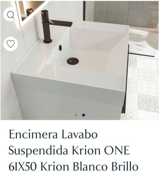 Encimera de baño