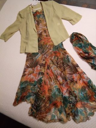 Vestido ESTAMPADO CEREMONIA IDEAL bodas comuniones
