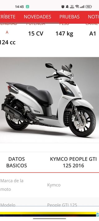 Kymco people gti