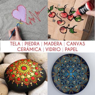 Set pintura textil 3D Zenacolor 24 colores Nuevo