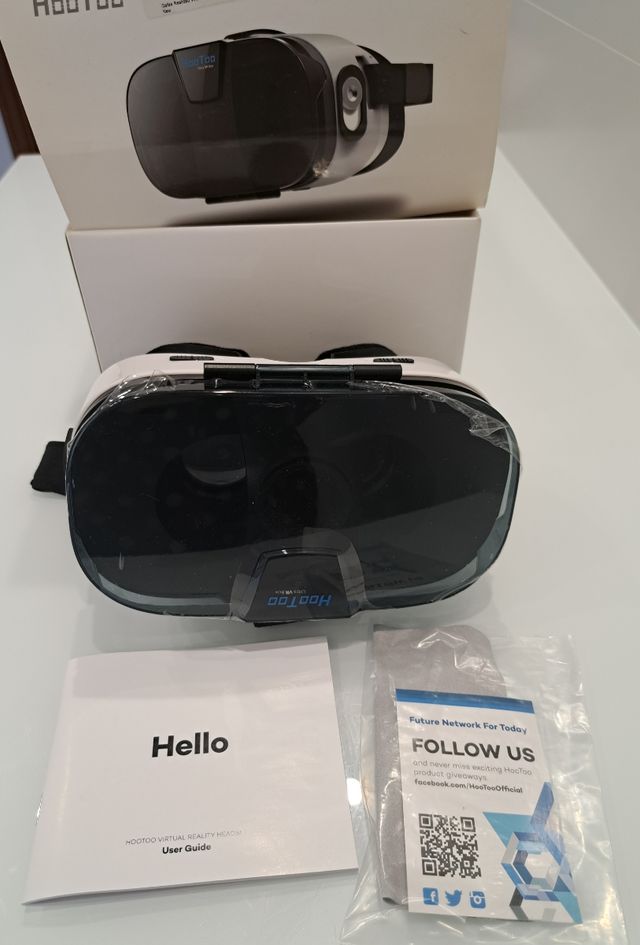 Gafas de realidad virtual.