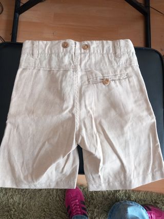 Bermuda niño beige
