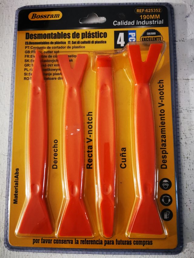 Desmontables de plásticos