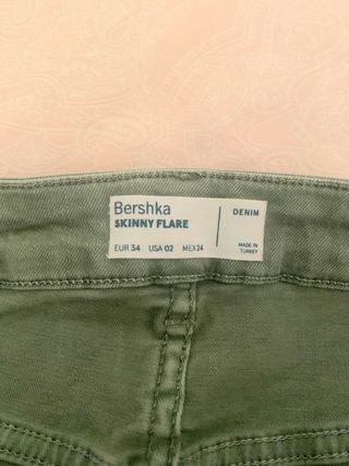 Jeans verde militar