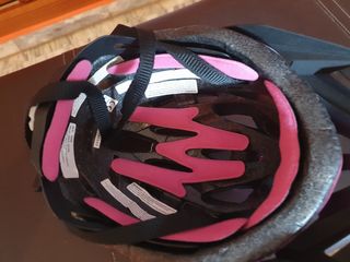 Casco protección Rosa. Talla 52-58