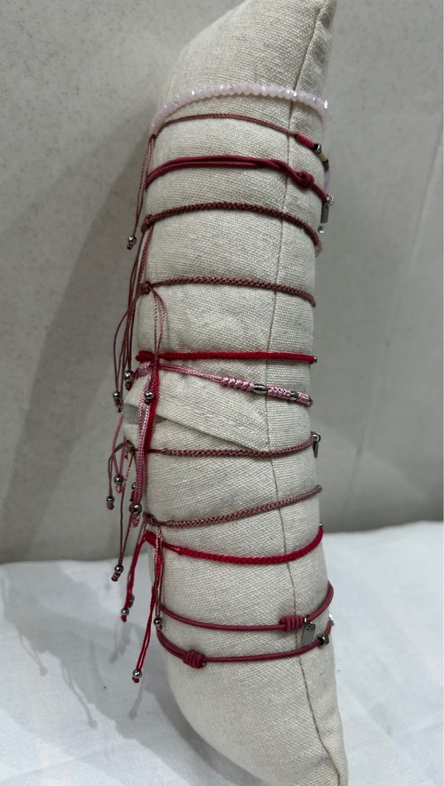 Puseritas con Detalles de Acero lote de 12 pulsera