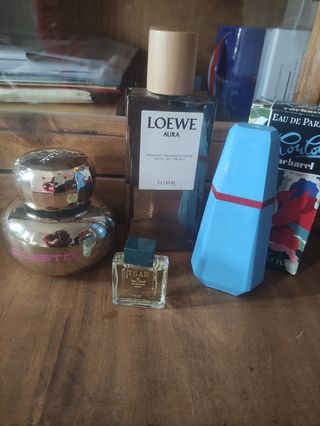 Lote de frascos perfume para colección