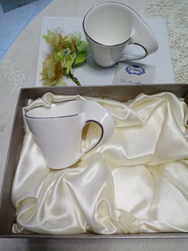 Tazzine caffè e vassoio