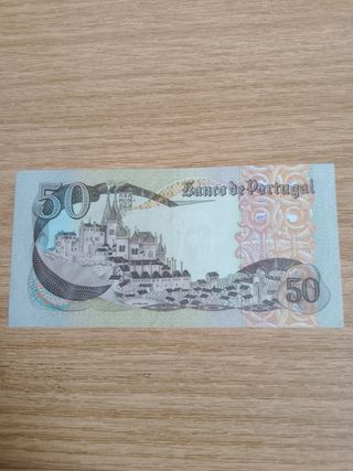 Billete Portugal 1968- 50 Escudos