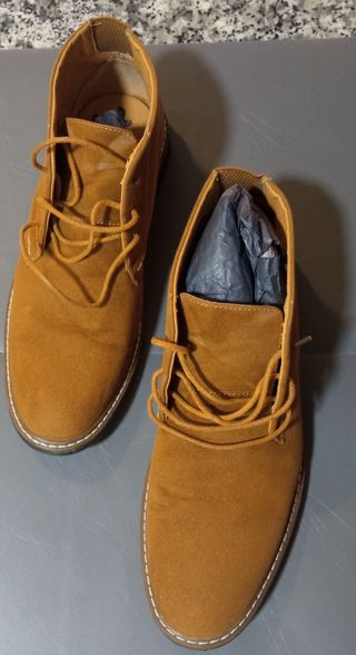 Zapatos Botín de hombre camel