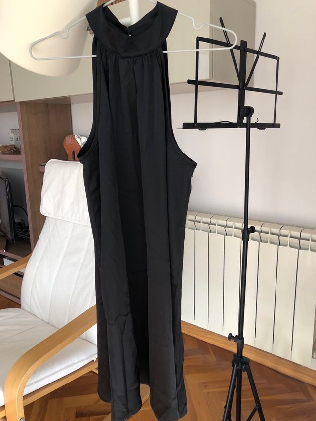 Vestido halter negro Shein