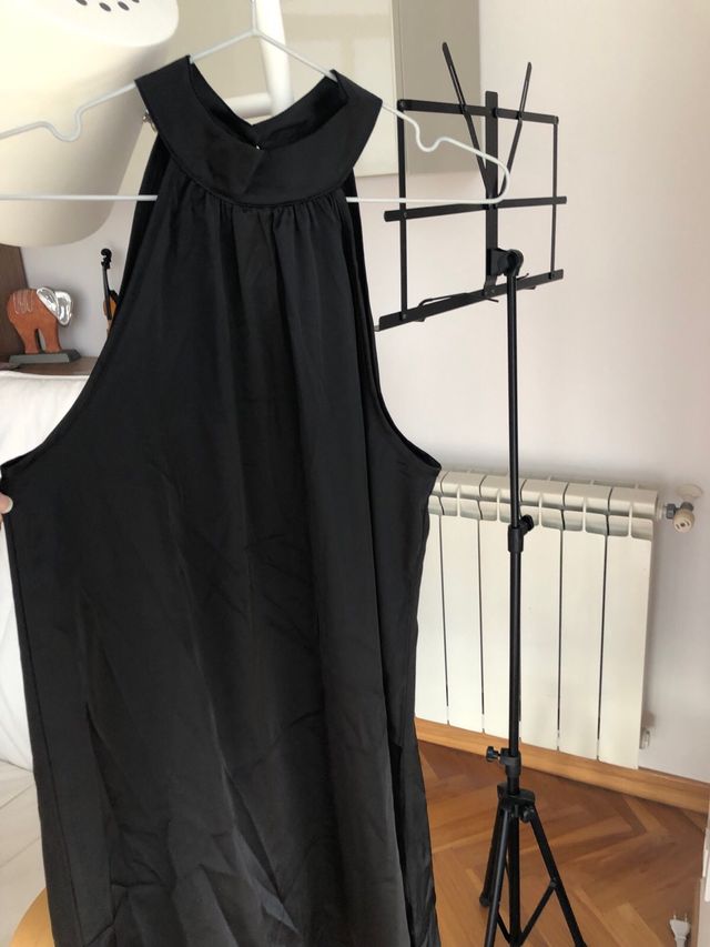 Vestido halter negro Shein