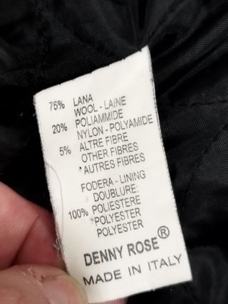 Abrigo largo de lana Denny Rose talla S.