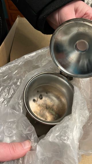 Juego de te o cafe de alpaca bañado en plata