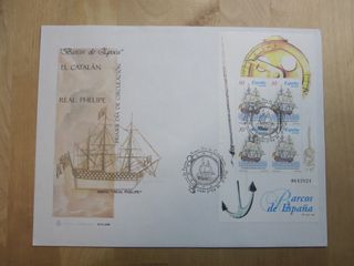 LOTE SOBRES PRIMER DIA BARCOS DE EPOCA