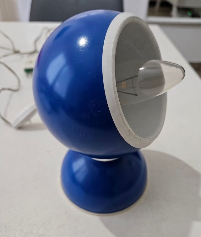 Lampada vintage eyeball a calamita