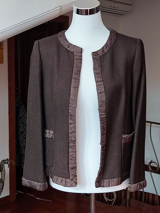 Blazer donna marrone. Marca Zara. Taglia 42