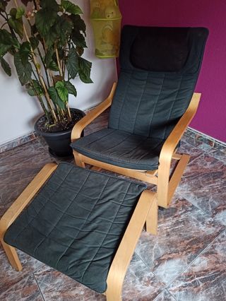 Tumbona con reposapiés ikea 