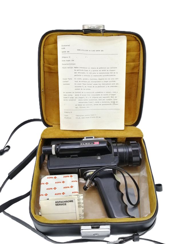 Cámara Super 8 Elmo 106 Con Estuche COLECCIONISMO