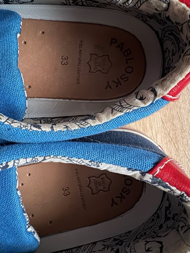 Zapatillas lona Pablosky 33