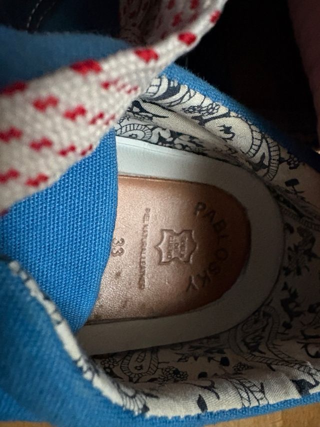 Zapatillas lona Pablosky 33