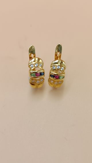 Pendientes de oro de 18kt.