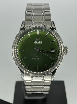 Reloj Orient Bambino 38mm verde RA AC0M09E30B