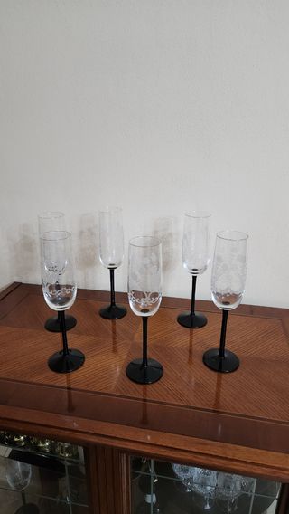Bicchieri di murano flut numero 6