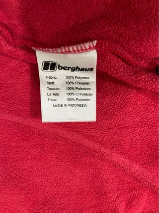 Vest chaleco polar fucsia Berghaus prism fleece. L