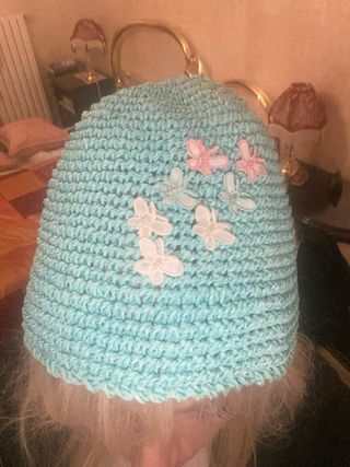Cappello di cotone lavorato