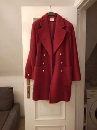 Cappotto un Bell rosso scuro