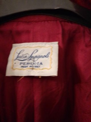 Cappotto un Bell rosso scuro