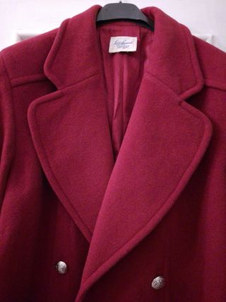 Cappotto un Bell rosso scuro