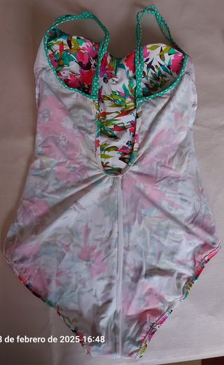 Bañador floral, Lidea,Talla 42C.