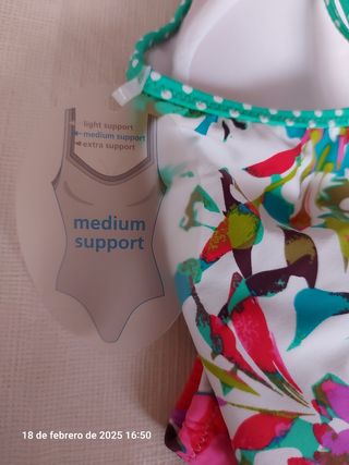 Bañador floral, Lidea,Talla 42C.
