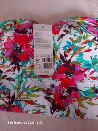 Bañador floral, Lidea,Talla 42C.