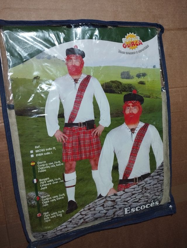 Disfraz adulto - Escocés