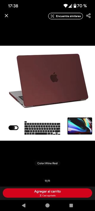 Funda MacBook Air 13 más extras 