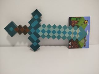 Minecraft Espada Diamante Plástico
