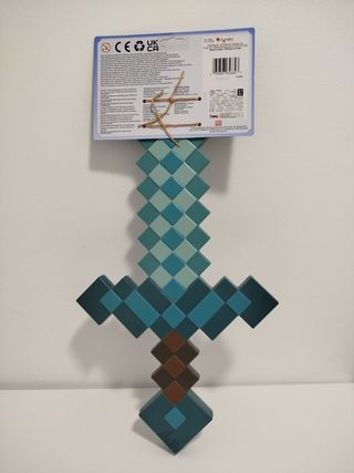 Minecraft Espada Diamante Plástico
