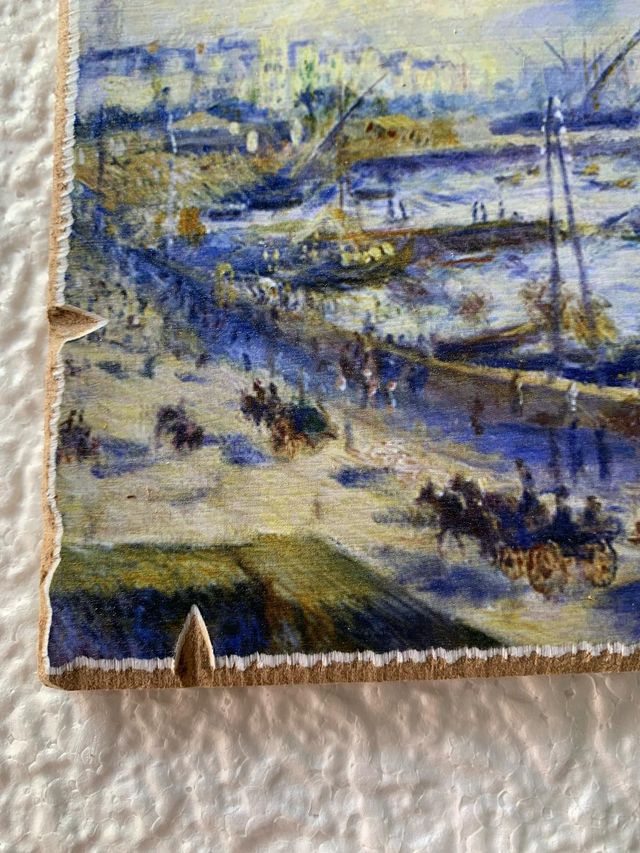 Renoir Golfo di Napoli stampa su pannello mdf