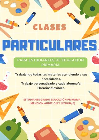 CLASES PARTICULARES