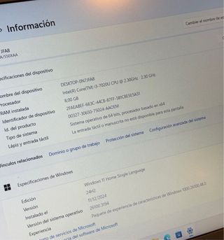 Portatil Samsung 15” i3 7th gen 8GB