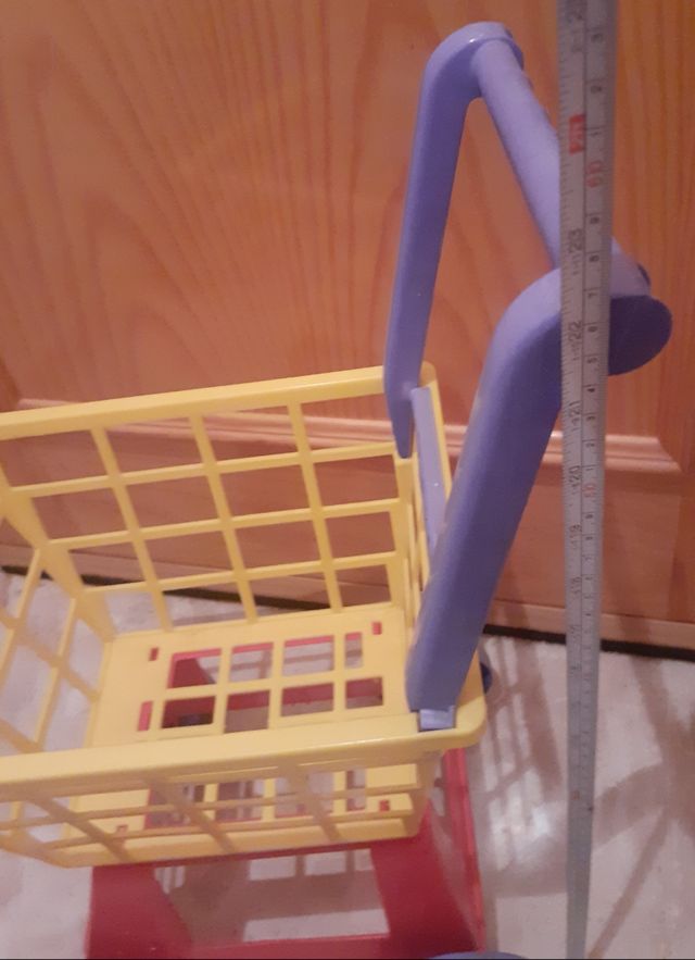 Juguete carrito de compras