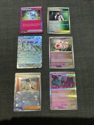 Pack cartas pokemon evoluciones prismaticas