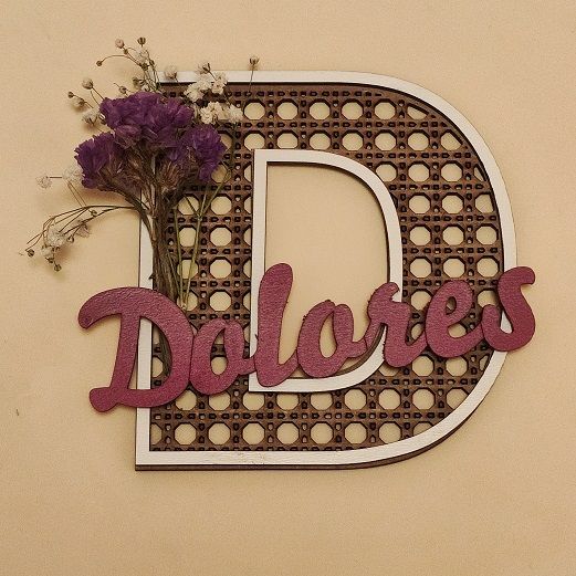 Letras Decorativas Estilo Ratán