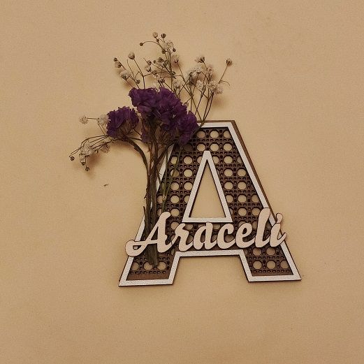 Letras Decorativas Estilo Ratán