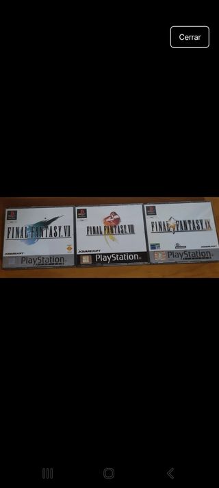 Lote Final Fantasy PlayStation .Ps.